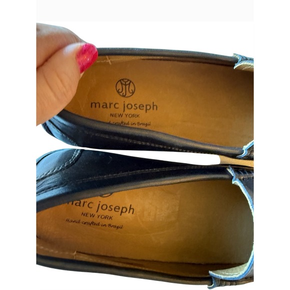 NEW Marc Joseph‎ NY Watson Ave Shoes  Size 10.5 Black Leather Driving Loafers main image 8